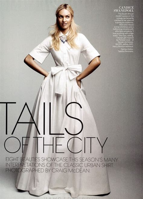 Candice Swanepoel Vogue April 2012 Star Style