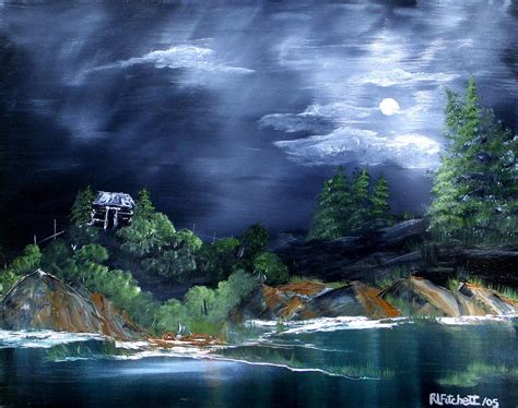 Night Sky Painting By Rebecca Fitchett
