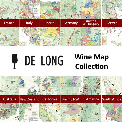 Wine Region Maps Printable
