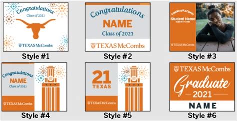 Order A Mccombs Commencement Yard Sign Mpa Weekly