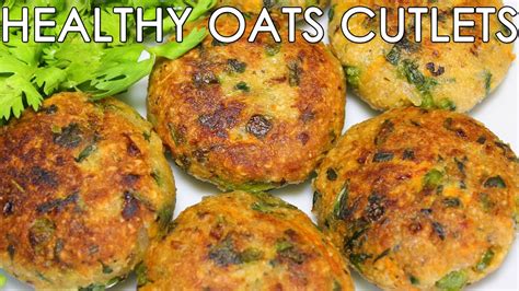 Healthy Oats & Mixed Vegetable Cutlets | Delicious Indian ...