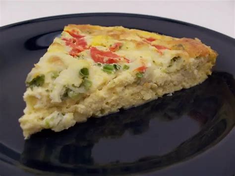 Crustless Crab Quiche With Swiss And Green Onion Vintage Cooking