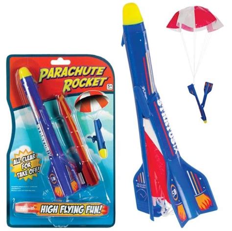 Toysmith Parachute Rocket Launch Your Very Own Rocket With Parachute