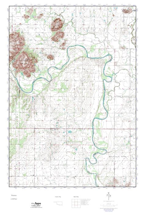 Mytopo Warren Oklahoma Usgs Quad Topo Map