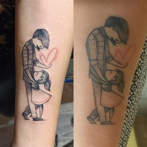Matching ink with a message. 80+ Cute Father-Daughter Tattoos - Body Art Guru