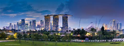 Another Panoramic Skyline Of Singapore Cbd Yonghao Photography