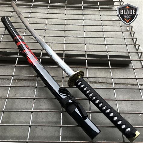 Japanese Samurai Sword Katana High Carbon Steel Ninja Blade Black