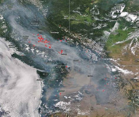 Updates on fire locations, evacuation alerts/orders. Wildfire smoke and air quality, August 10, 2017 - Wildfire ...