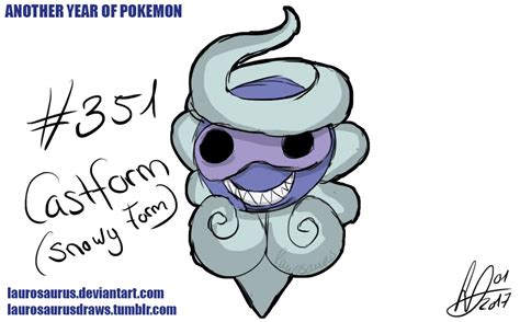 Another Year Of Pokemon 351 Castform Snowy Form By Laurosaurus On