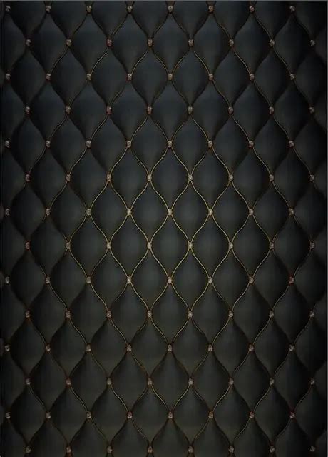 5x7ft Black Tufted Leather Headboard Diamonds Custom Photo Studio