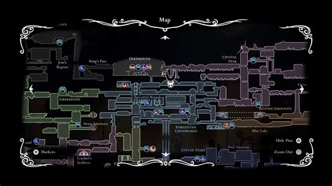 Hollow Knight Boss Locations Map Best Games Walkthrough