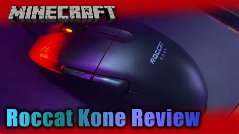 Roccat Kone Pro For Minecraft Review Youtube