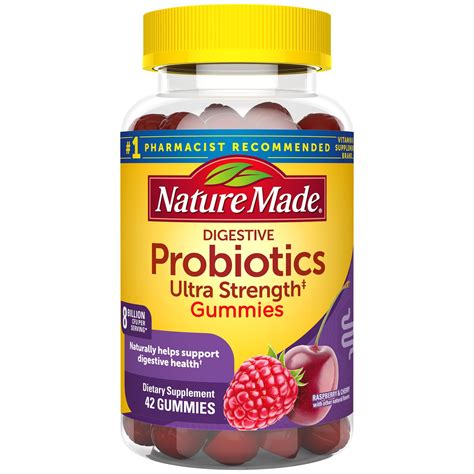 nature  digestive probiotics adult gummies shop diet fitness
