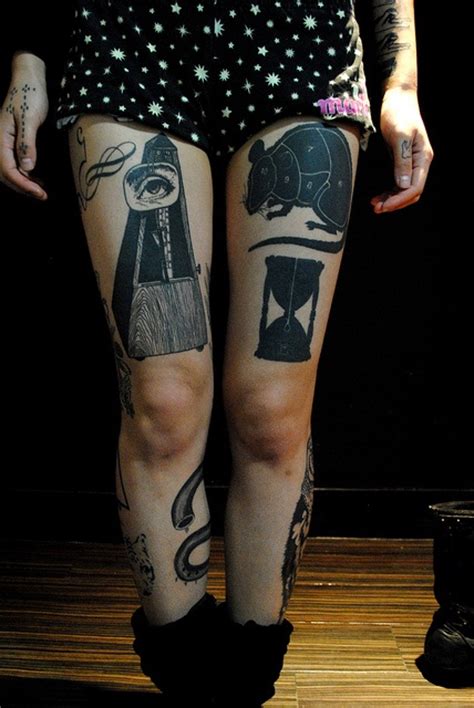 legs black tattoo tattoomagz › tattoo designs ink works body
