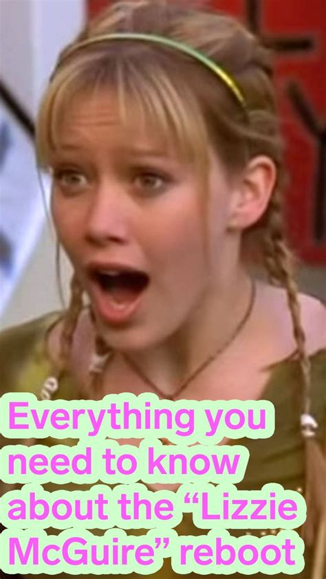 lizzie mcguire is getting a reboot 18 years after the original show premiered here s