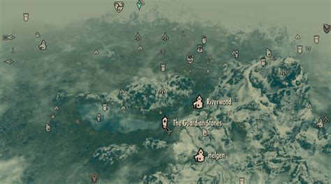 The Guardian Stones Primary Location Guide Elder Scrolls V Skyrim