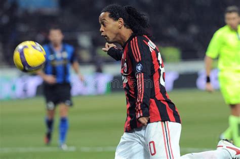 Ronaldinho In Action During The Match Editorial Photo Image Of Italy