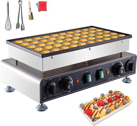 Vevor 110v Mini Dutch Pancake Baker 50pcs 1700w Commercial