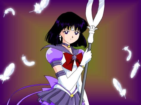 Safebooru 1girl Bishoujo Senshi Sailor Moon Black Hair Female Magical Girl Sailor Saturn Short