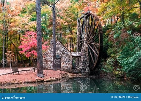 Old Mill In Autumn Georgia Stock Photo Image Of History 136142470