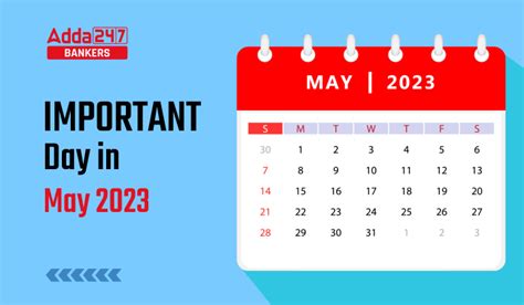 Important Days In May 2023 National And International Days