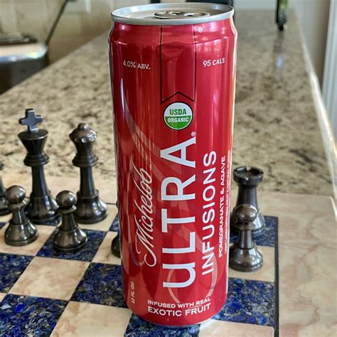 Anheuser Busch Michelob Ultra Pomegranate And Agave Light Beer 12 Oz