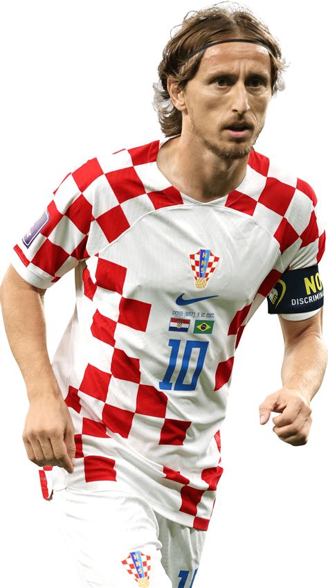 Luka Modric Croatia football render - FootyRenders