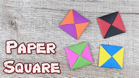 Simple Origami Square Paper Origami Square Paper Easy Tutorial Paper