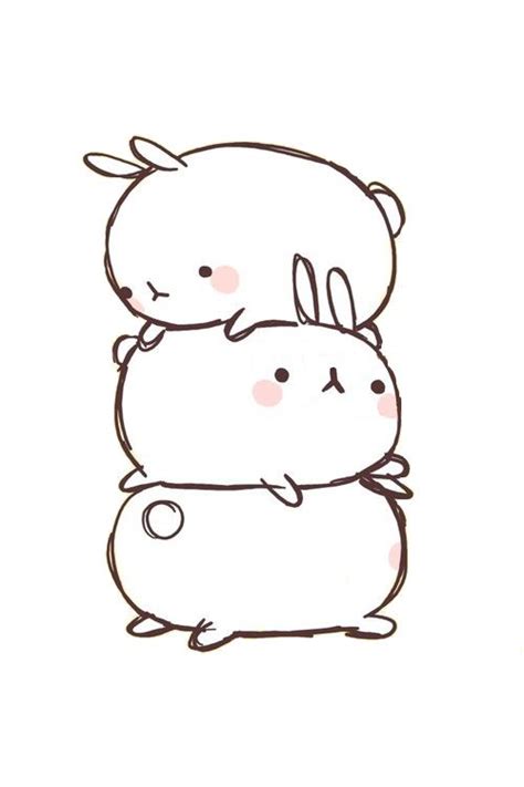 Imágenes kawaii dibujos para colorear tiernos y bonitos – Todo imágenes