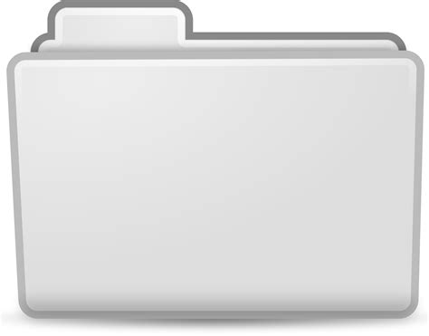 White Folder Icon Png Free Icons Library Images