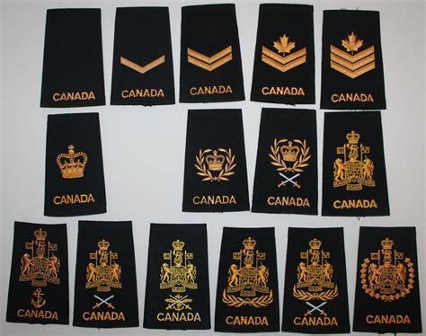 Canadian Navy Nco Rank Male Epaulettes Ranks Missing Ba Flickr