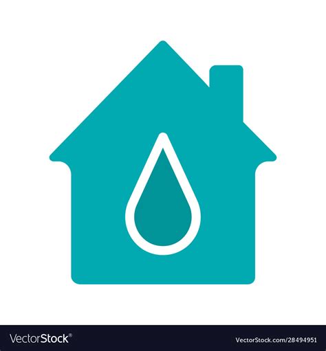 Water Supply Glyph Color Icon Royalty Free Vector Image