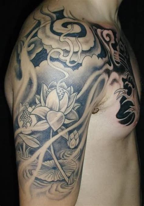 32 Black And Grey Half Sleeve Tattoos