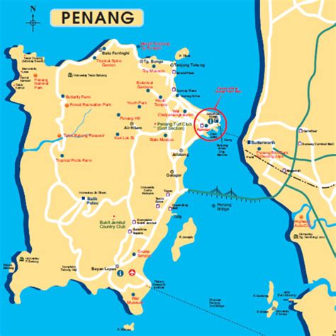 Penang Map Penang Malaysia Travel Guide Find Information About