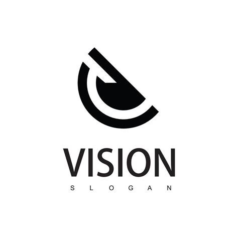 Vision Logo Design Template With Eye Symbol 8691507 Vector Art At Vecteezy