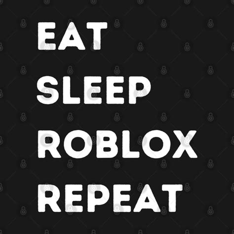 Eat Sleep Roblox Repeat Roblox Kids T Shirt Teepublic