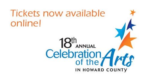 Tickets Now On Sale For Celebration Of The Arts In Howard County