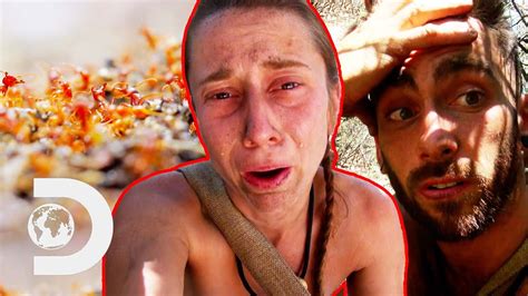 Insufferable Bug Situation Turns Survival Challenge Into A Nightmare Naked And Afraid Youtube