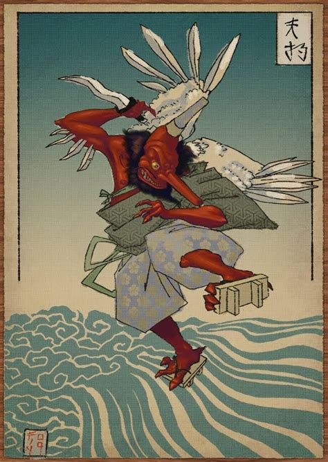 Tengu Part Gods And Monsters Japanese Art Japanese Mythology Japanese Folklore