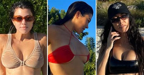 kourtney kardashian s sexiest bikini moments see them all here