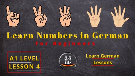 Learn Numbers In German Zahlen German For Beginners A1 Level