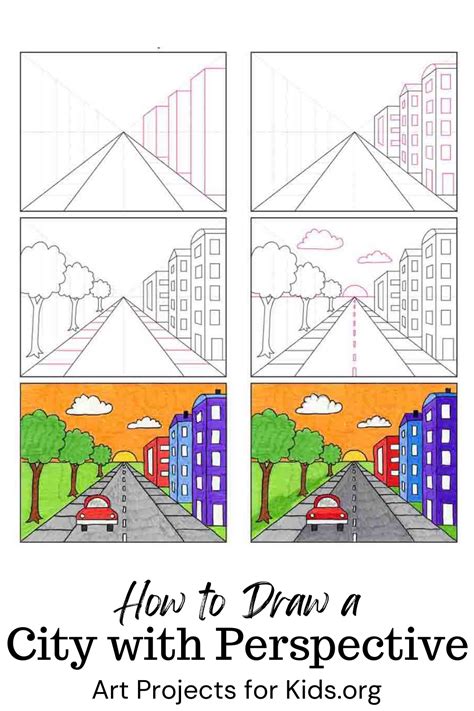 How To Draw With One Point Perspective School Art Pro