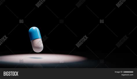 One Blue White Pill Image & Photo (Free Trial) | Bigstock
