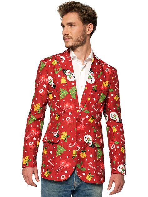 mens christmas light up suitmeister jacket xmas party fun fancy dress outfit ebay