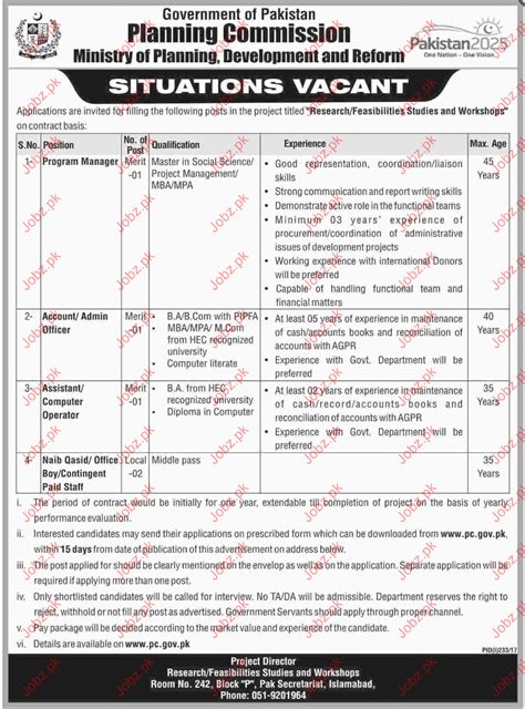 Manager Jobs In Ministry Of Planning Development And Reform 2023 Job