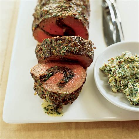 Let beef stand at room temperature 1 hour before roasting. Roast Beef Tenderloin with Caramelized Onion and Mushroom ...