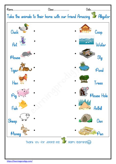 Free Printable Animal Habitat Worksheets 2nd Grade
