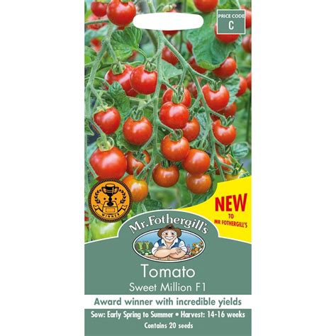 Mr Fothergills Tomato Sweet Million F1 Seeds Bunnings Warehouse