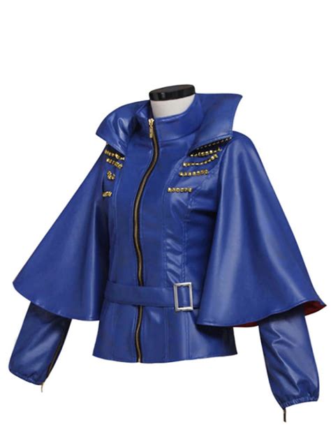 The evie leather jacket is made from good quality genuine leather and is very comfortable in wearing because of the inner soft viscose lining. Descendants Evie Studded Jacket - Stars Jackets