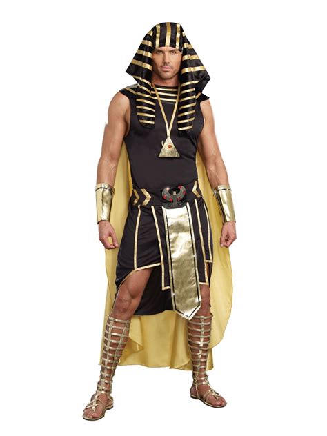 Mens King Of Egypt Costume Johnnie Brocks Dungeon